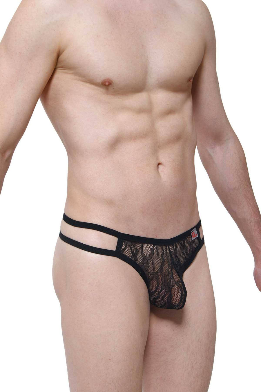 PetitQ Black Ornex Thong