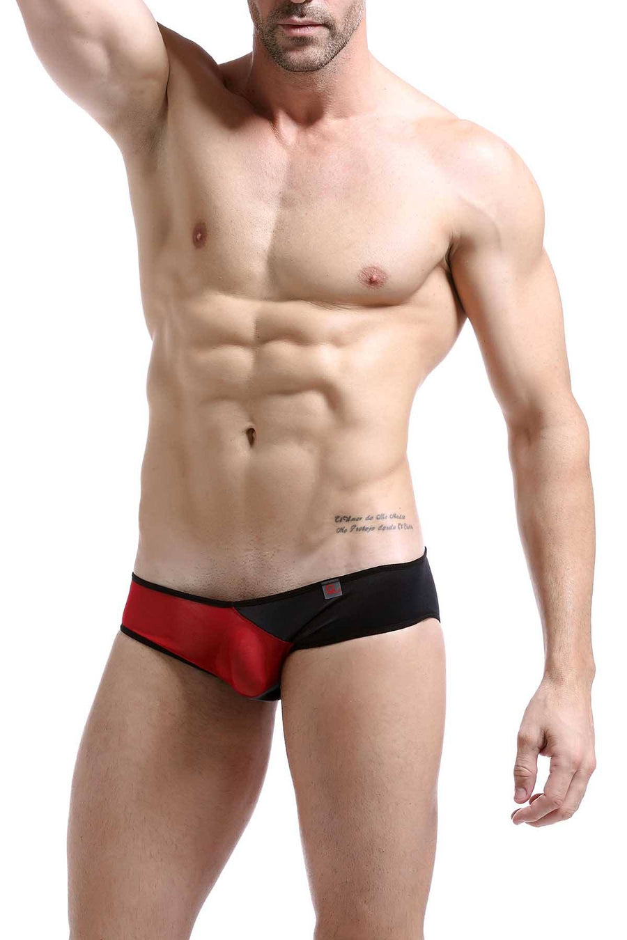 PetitQ Black/Red Mercy Bikini Brief