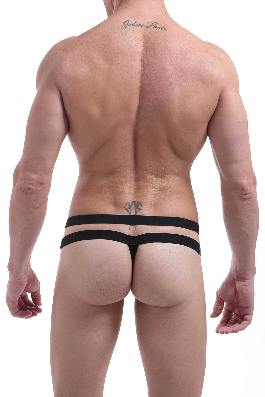 PetitQ Blue/Black Rully Thong