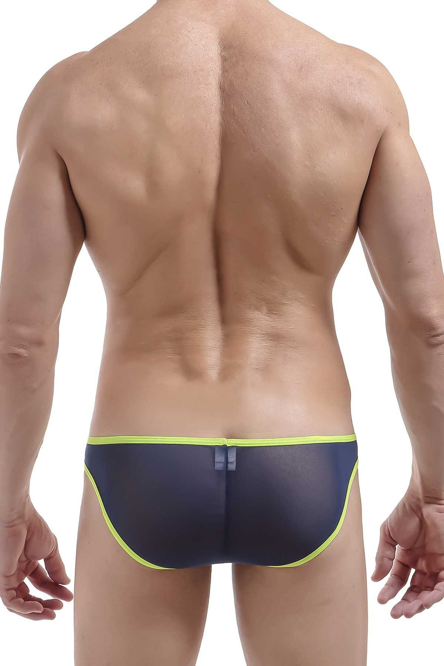 PetitQ Navy Lace Bulge Brief