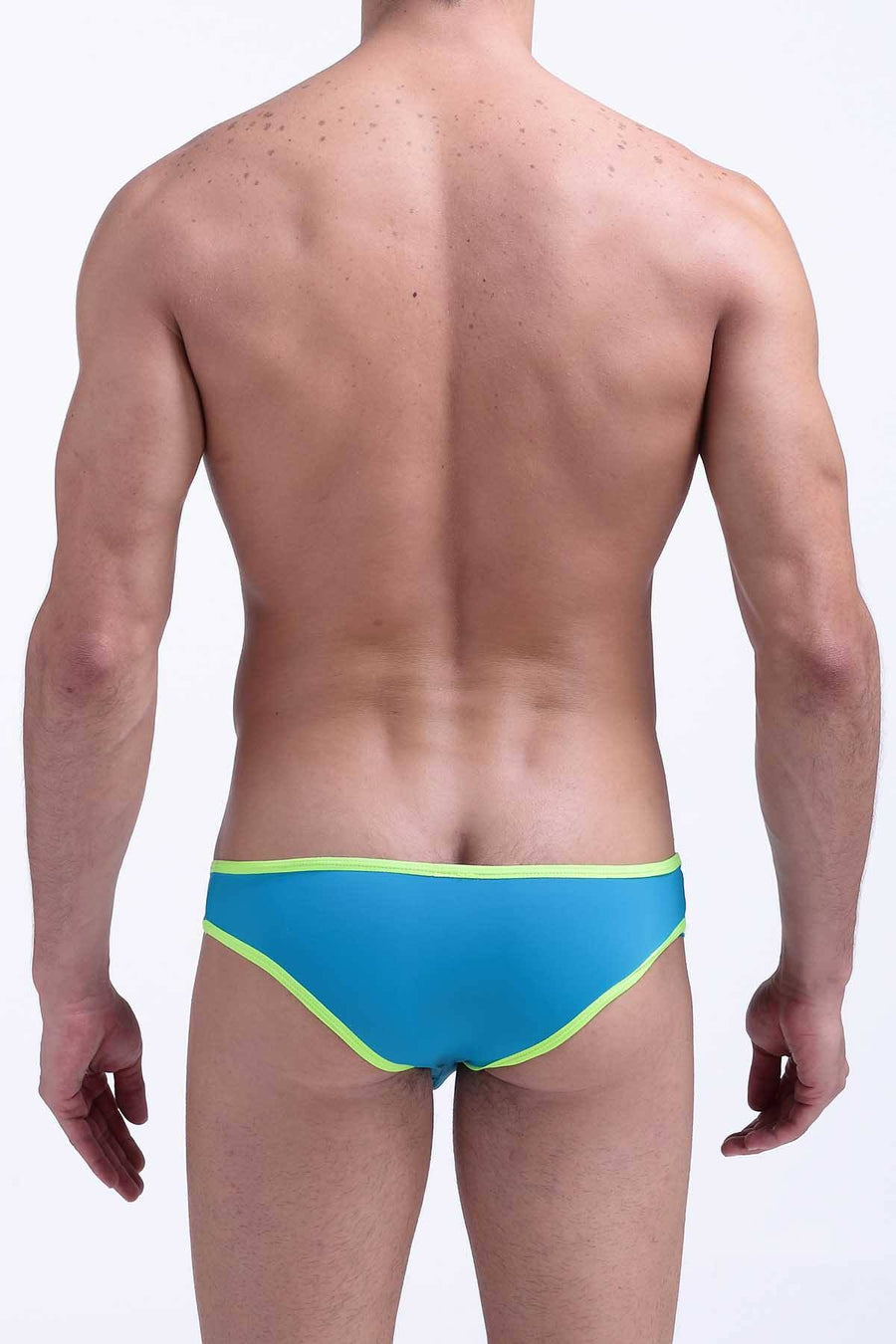 PetitQ Turquoise/Neon-Yellow Bikini Brief