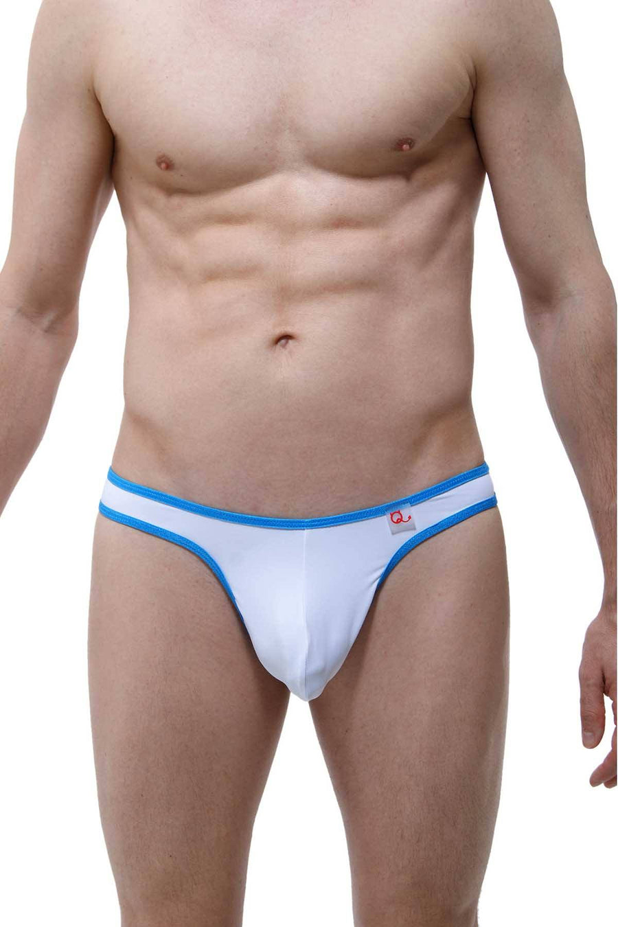 PetitQ White/Blue Bam Thong