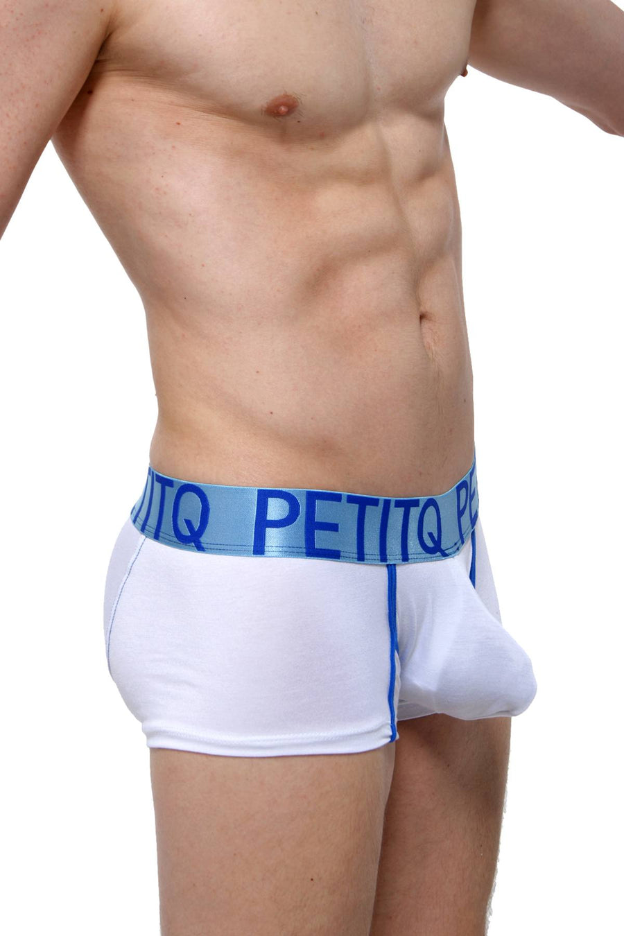 PetitQ White/Blue Mega Bulge Trunk