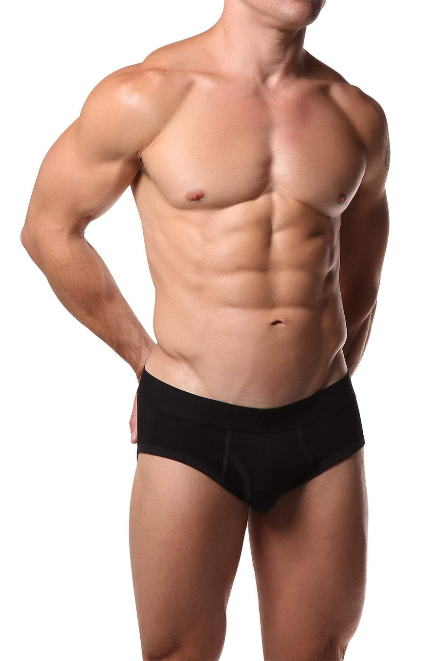 Piado Solid Black Brief