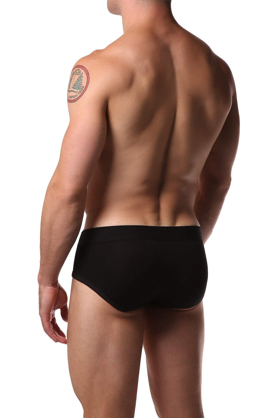 Piado Solid Black Brief