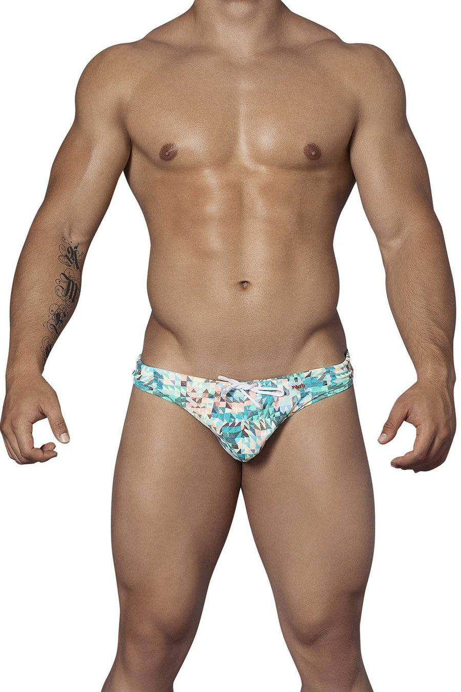 Pikante Green/Multi Seal Swim Thong