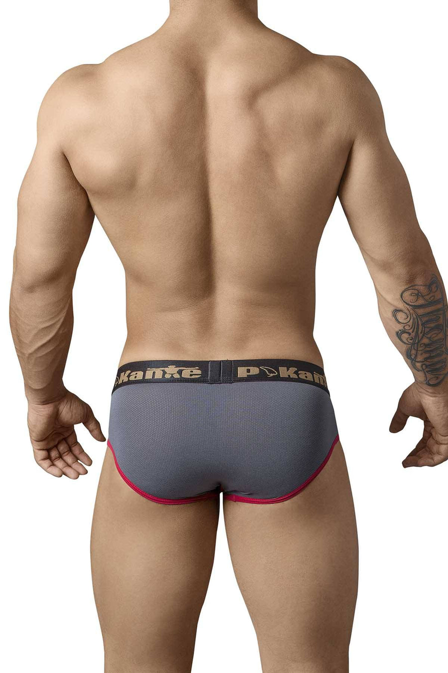 Pikante Grey/Red Wild-World Brief