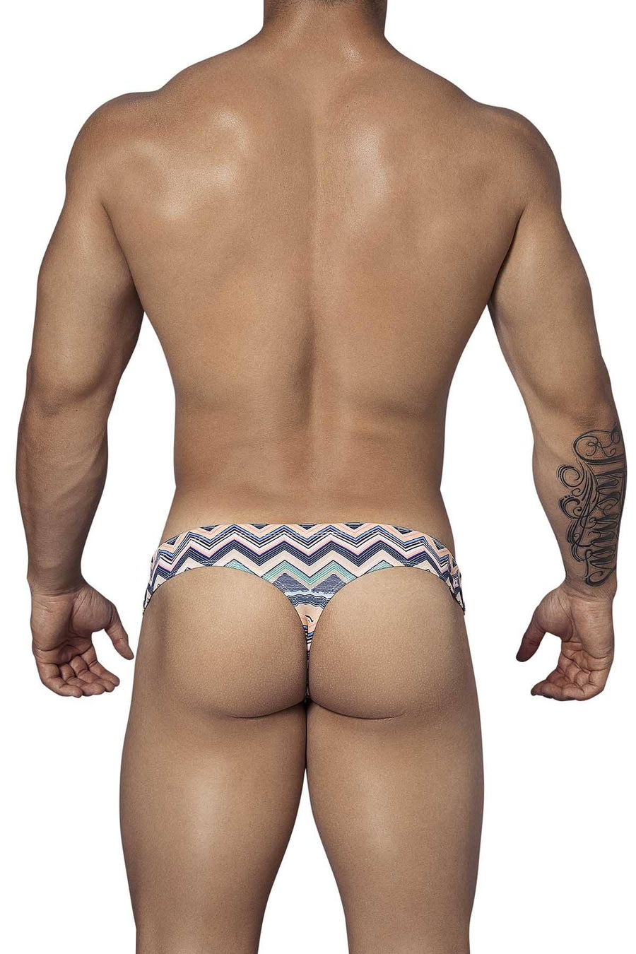 Pikante Orange/Multi Marine Swim Thong