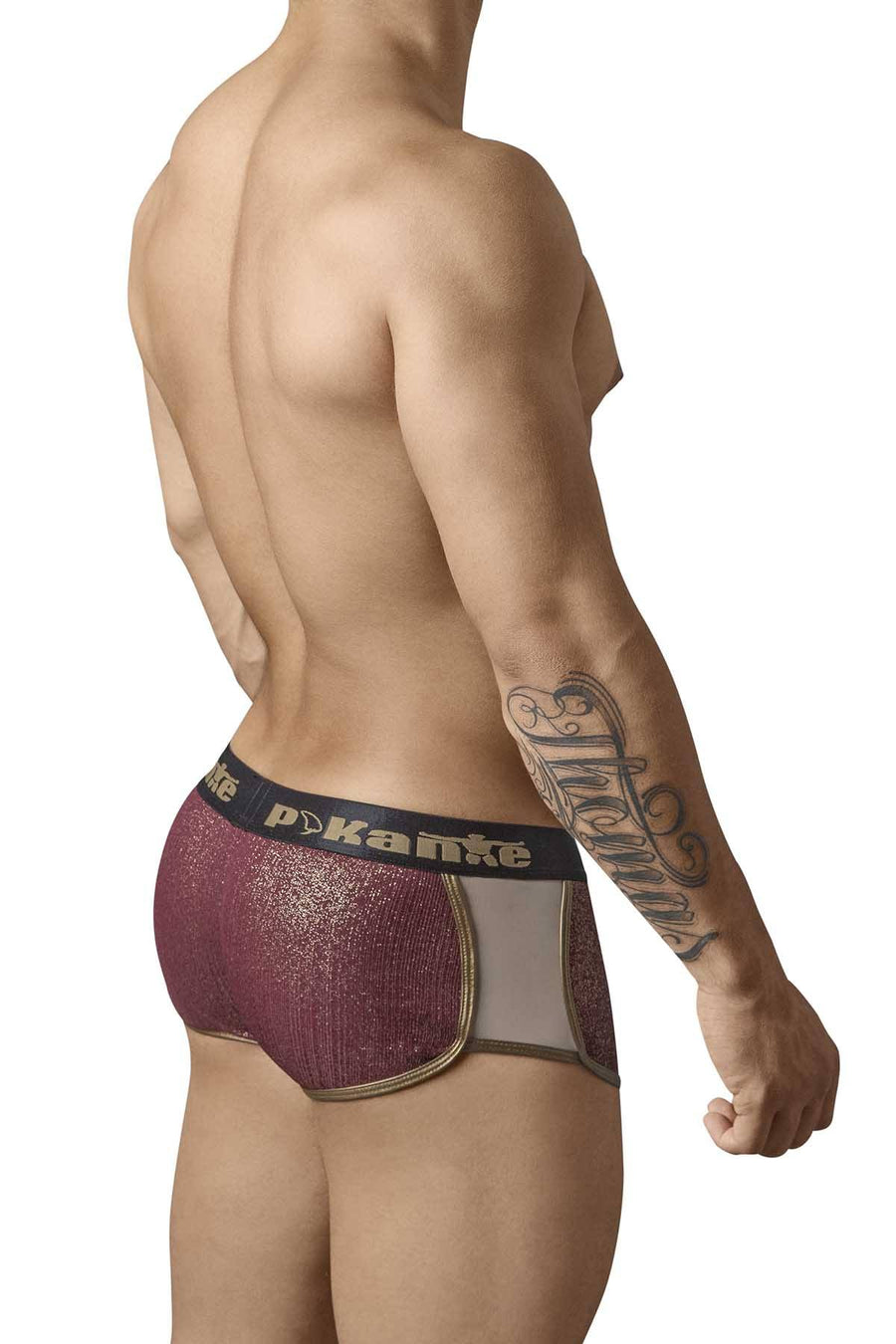 Pikante Red-Grape/Gold Shiny Cheeky Trunk
