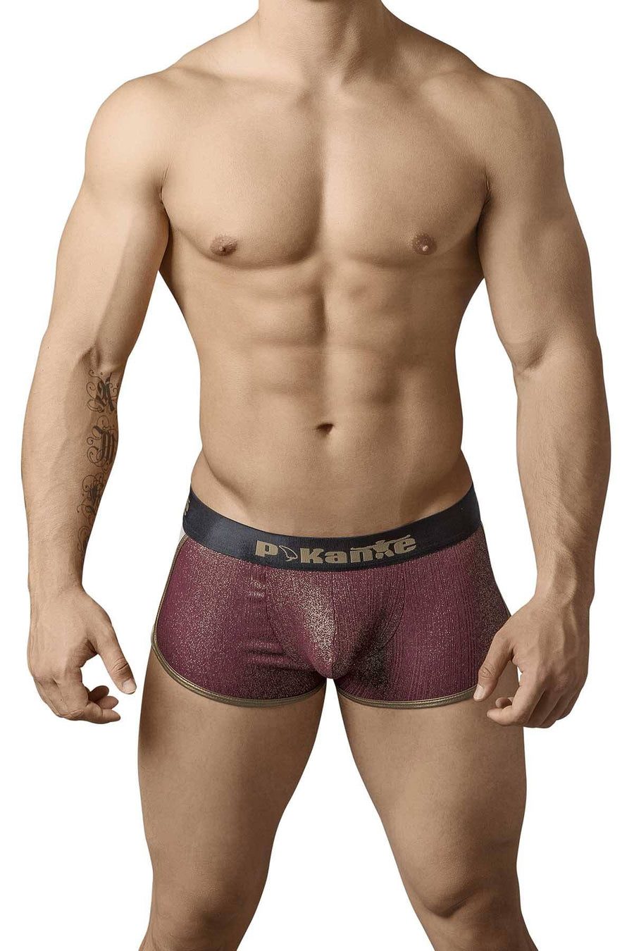 Pikante Red-Grape/Gold Shiny Cheeky Trunk