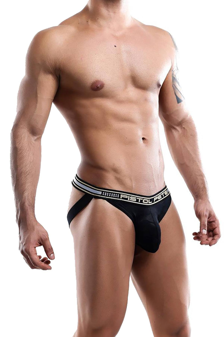 Pistol Pete Black Classic Jockstrap