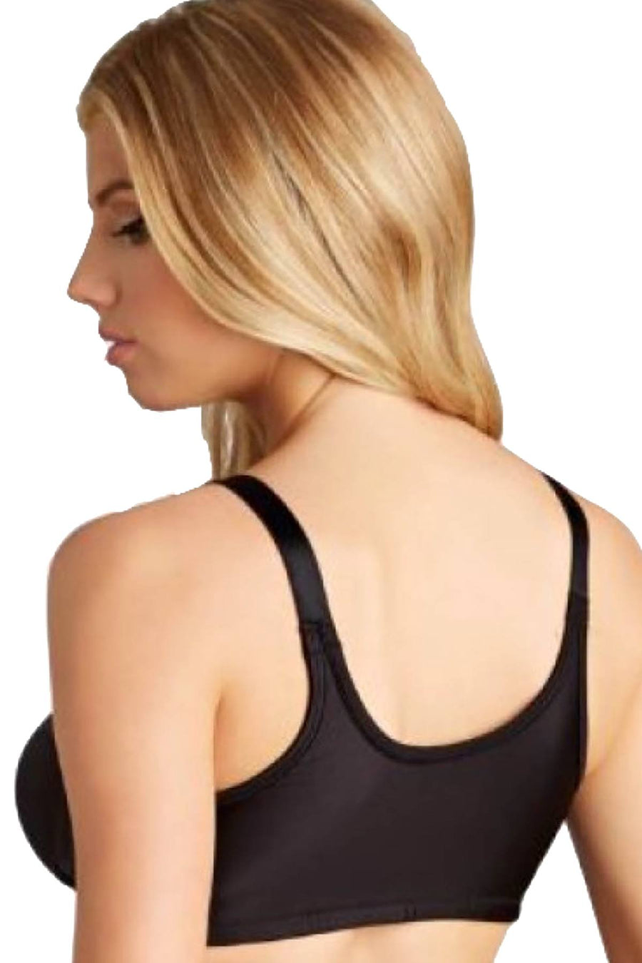 Playtex Black 18-Hour Wire-Free Sleep Front-Close Bra