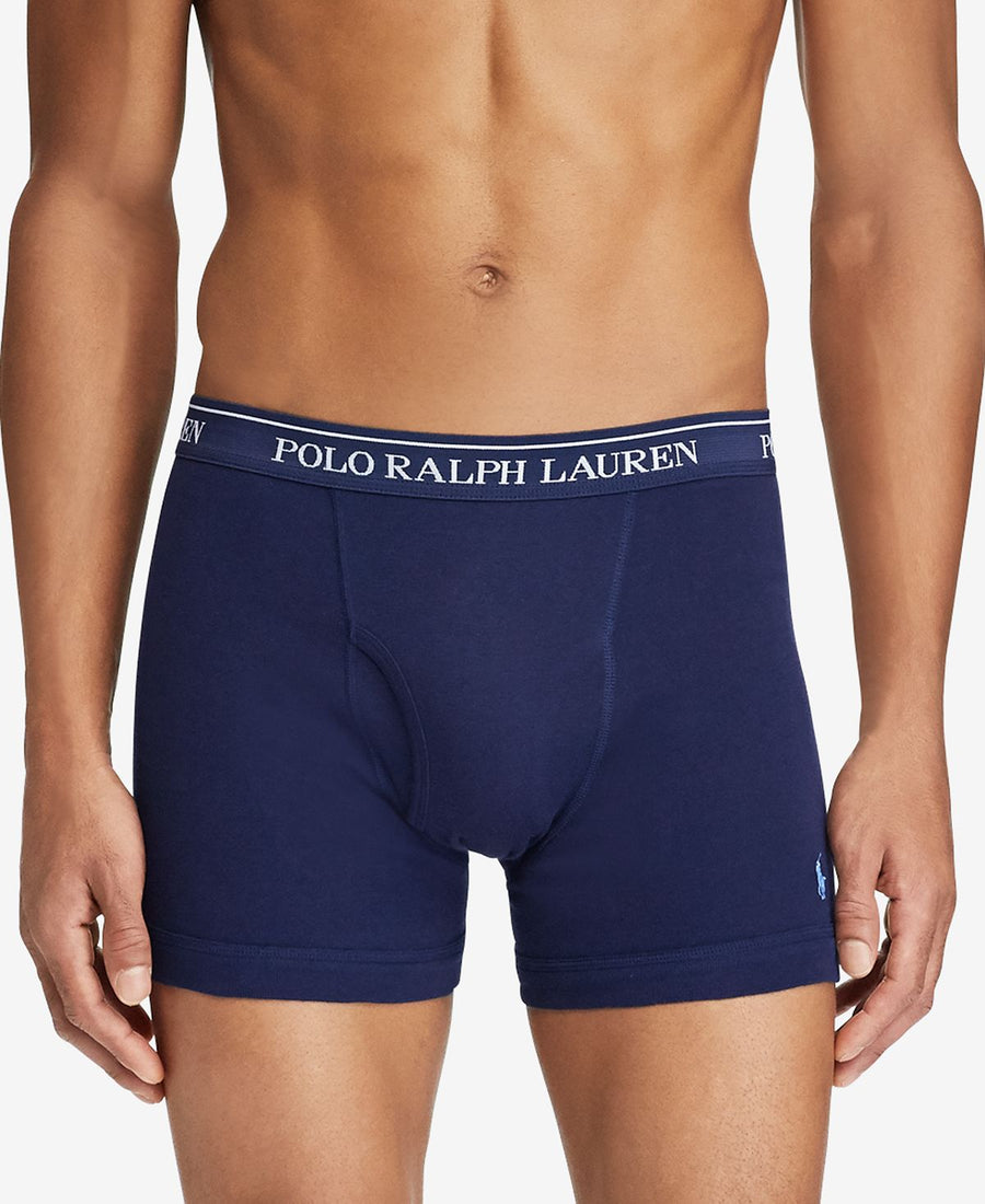 Polo Ralph Lauren 3-pk. Classic Boxer Briefs Navy /madison Pink/white