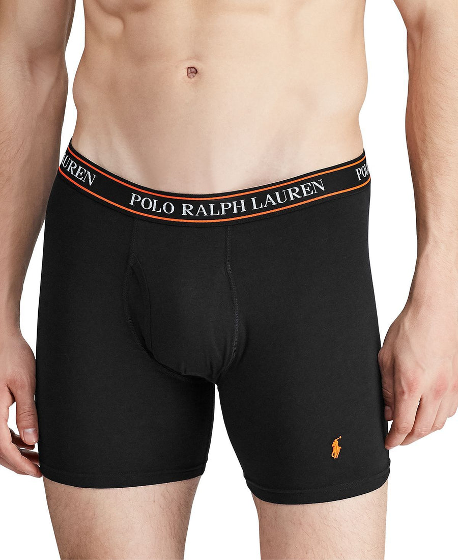 Polo Ralph Lauren 3-pk. Classic Stretch Boxer Briefs Polo Black