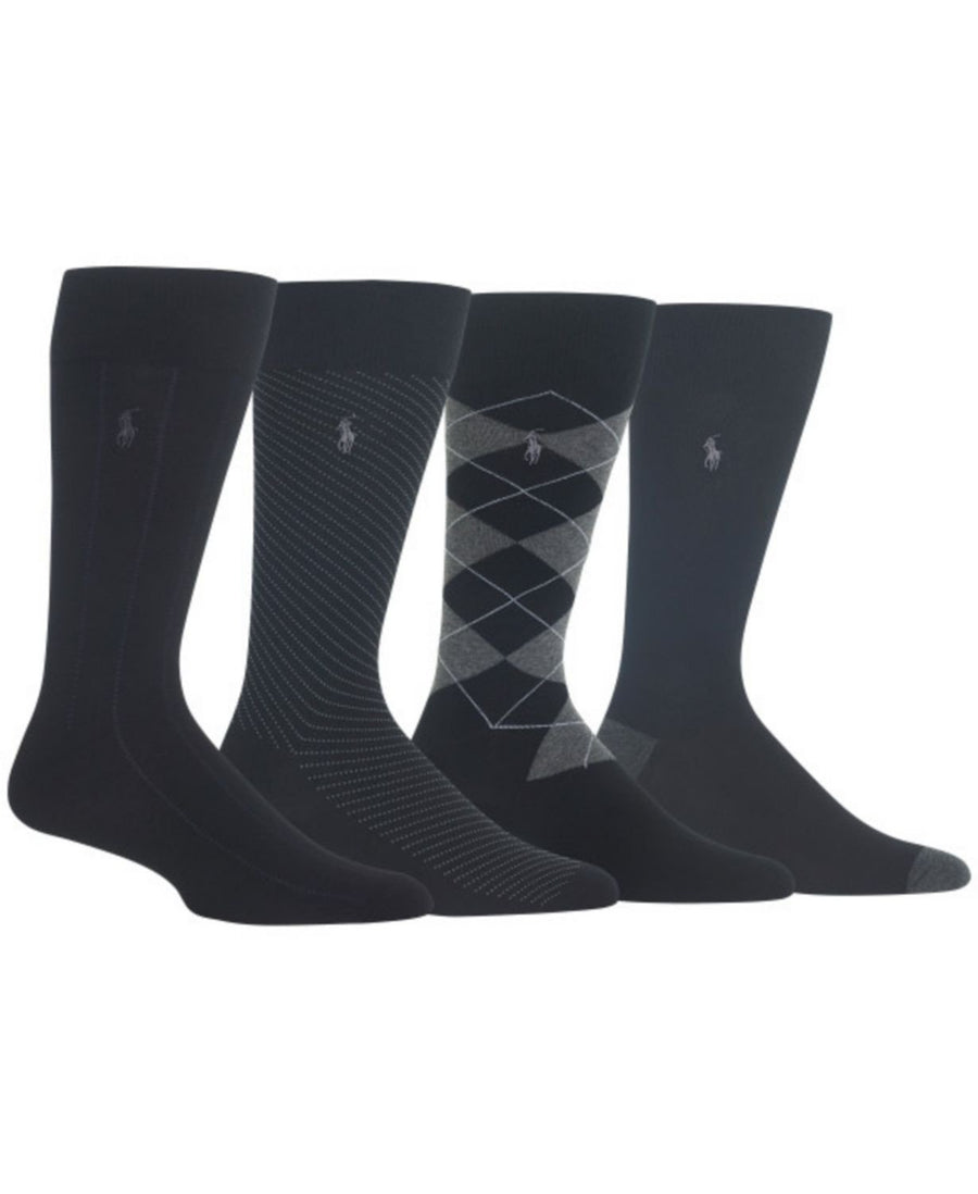 Polo Ralph Lauren 4-pack Classic Dress Variety Black