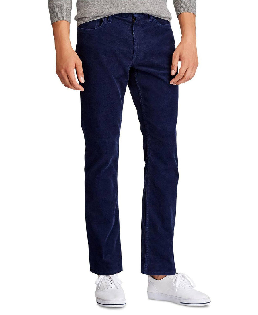 Polo Ralph Lauren Big/Tall Stretch Cord 5 Pocket Pants in Navy