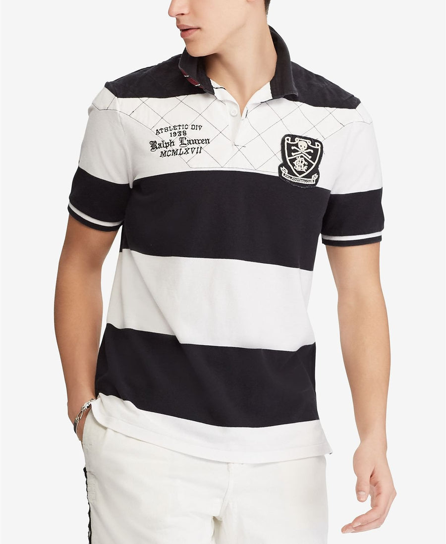 Polo Ralph Lauren Big & Tall Classic Fit Mesh Cotton Polo / Black
