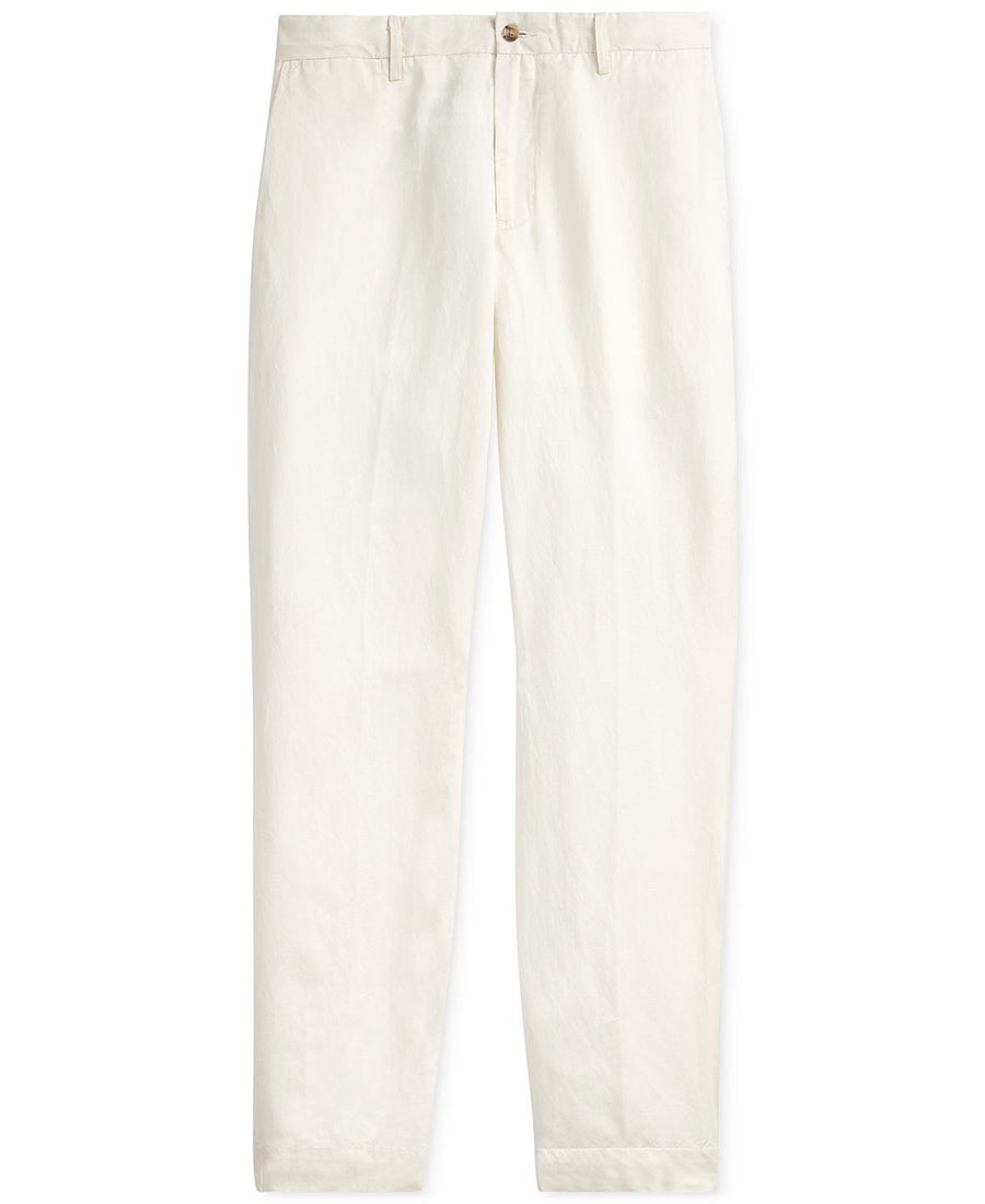 Polo Ralph Lauren Big & Tall Straight Fit Linen-blend Pants Andover Cream