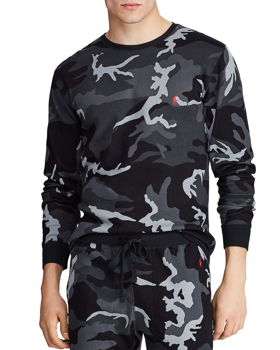 Polo Ralph Lauren Camo Long-sleeve Crewneck Tee Grey Surplus Camo