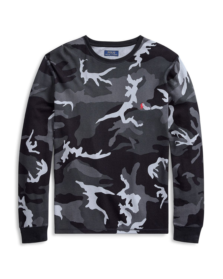 Polo Ralph Lauren Camo Long-sleeve Crewneck Tee Grey Surplus Camo