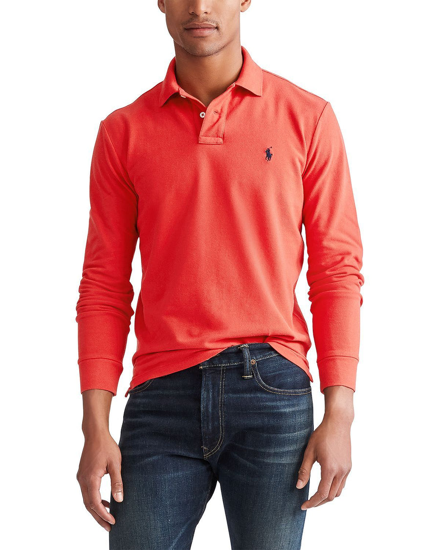 Polo Ralph Lauren Classic Fit Long-sleeve Polo Shirt Red