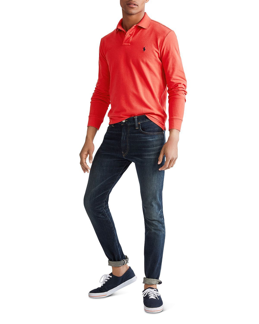 Polo Ralph Lauren Classic Fit Long-sleeve Polo Shirt Red