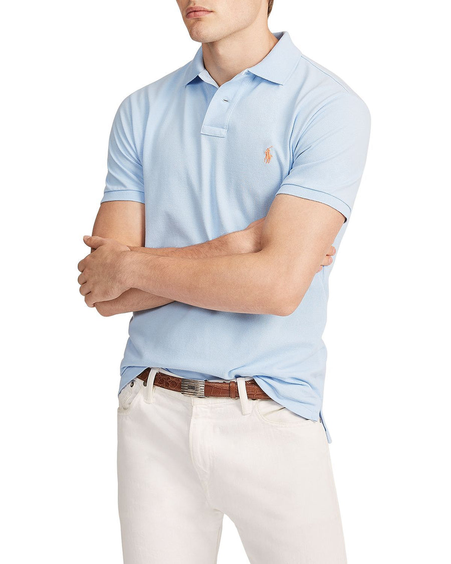 Polo Ralph Lauren Classic Fit Mesh Polo Light Blue