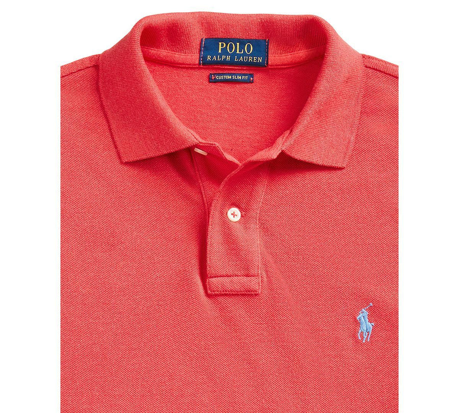 Polo Ralph Lauren Classic Fit Mesh Polo Rosette Heather