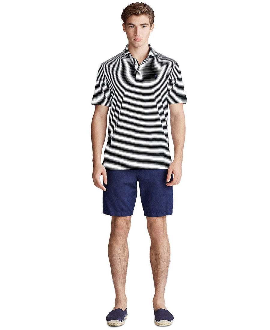 Polo Ralph Lauren Classic Fit Soft Cotton Striped Polo French Navy/white