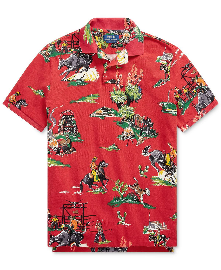 Polo Ralph Lauren Classic Fit Tropical-print Polo Shirt Western Hawaiian