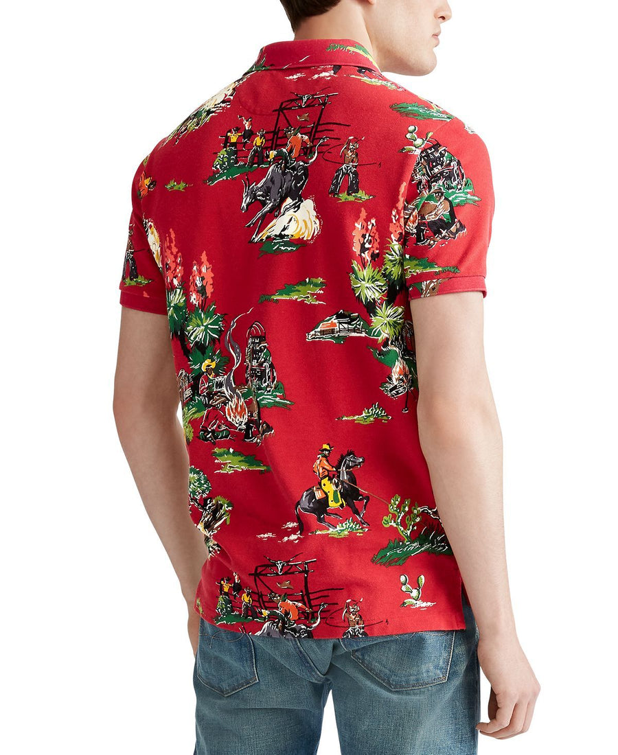 Polo Ralph Lauren Classic Fit Tropical-print Polo Shirt Western Hawaiian