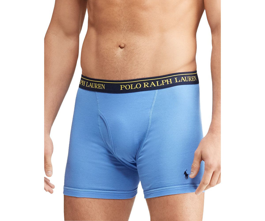 Polo Ralph Lauren Classic Fit With Wicking Boxer Briefs 3 Pack Cruise Navy