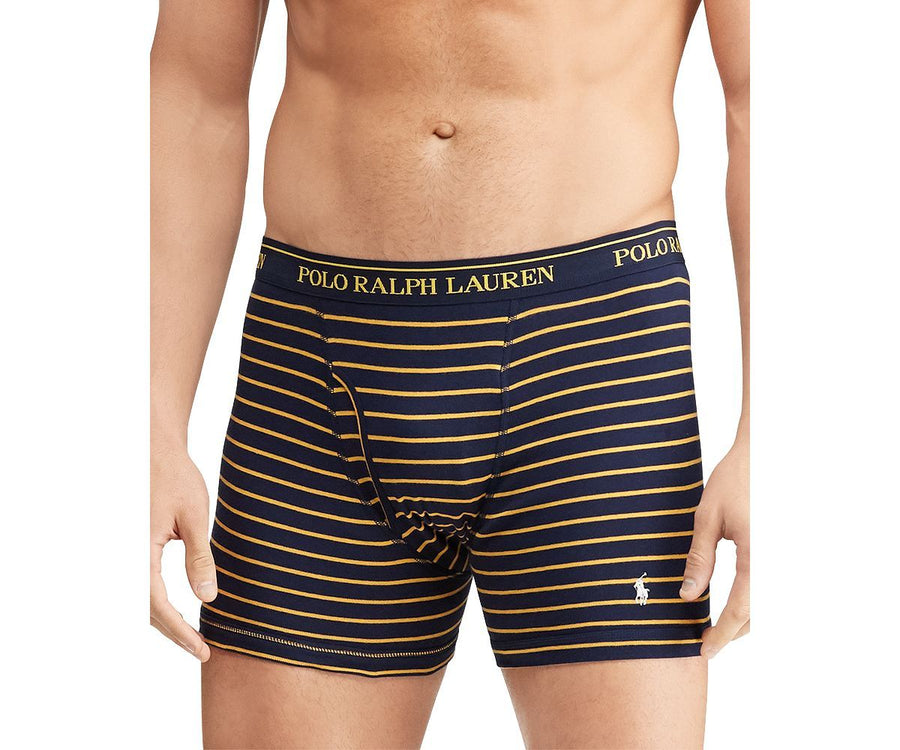 Polo Ralph Lauren Classic Fit With Wicking Boxer Briefs 3 Pack Cruise Navy
