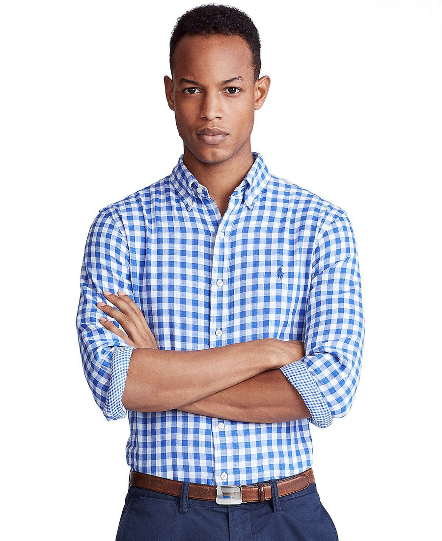 Polo Ralph Lauren Classic-fit Gingham Shirt Blue/white