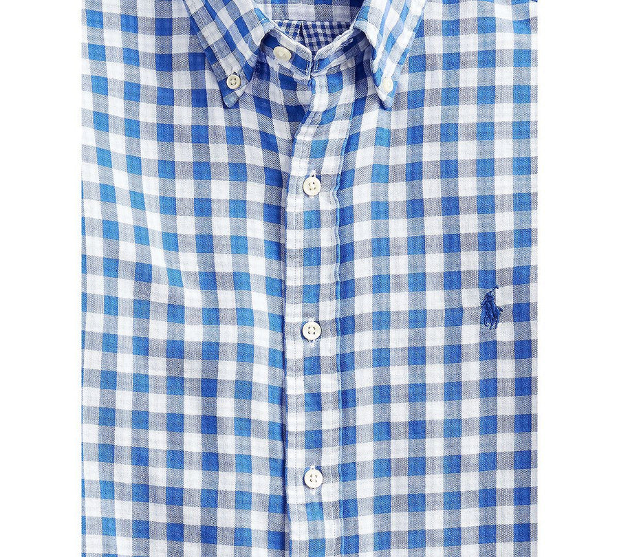 Polo Ralph Lauren Classic-fit Gingham Shirt Blue/white