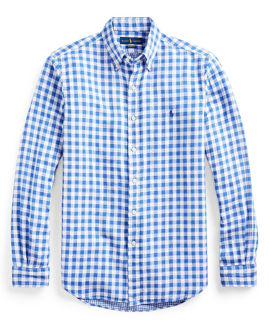 Polo Ralph Lauren Classic-fit Gingham Shirt Blue/white
