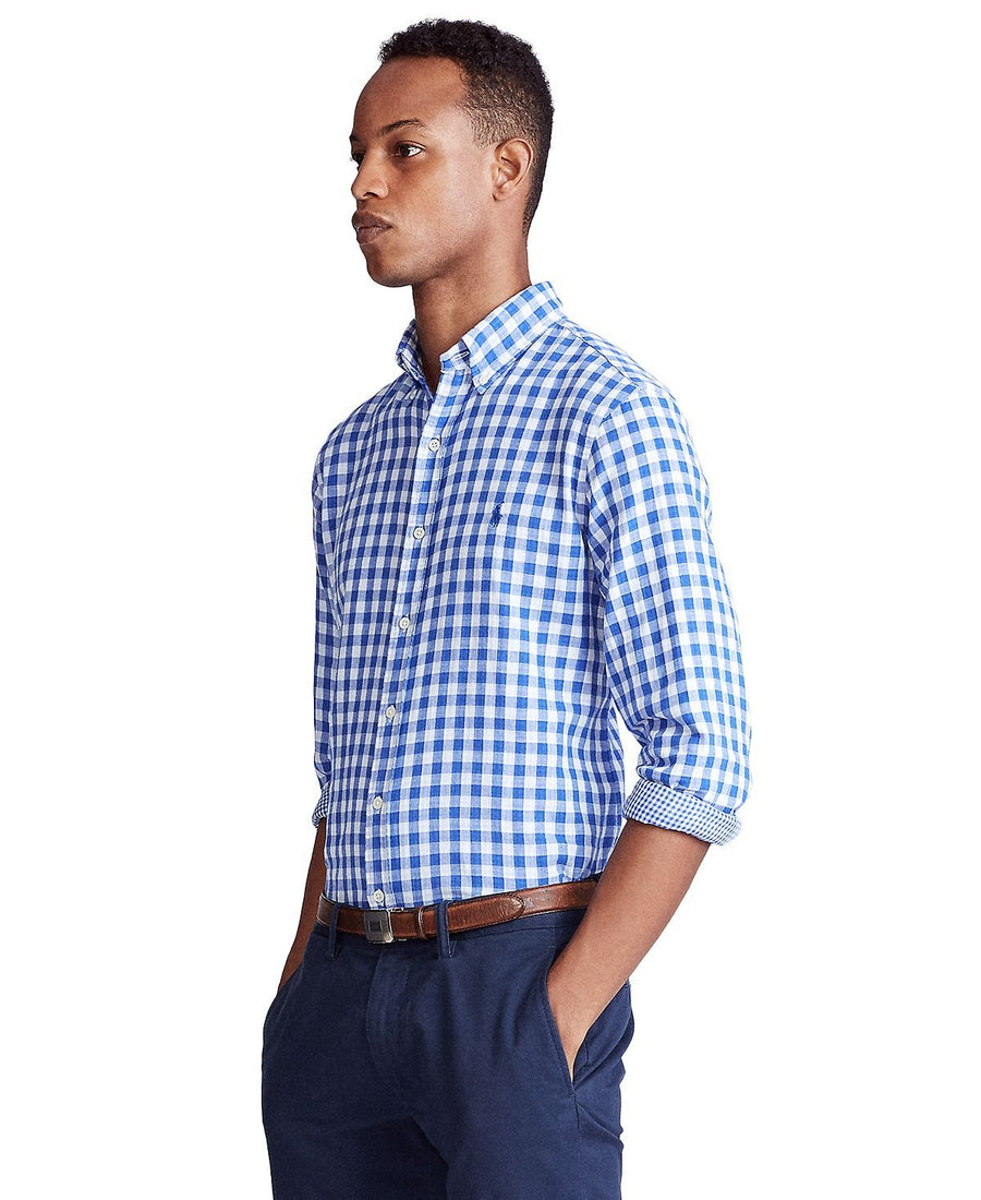 Polo Ralph Lauren Classic-fit Gingham Shirt Blue/white
