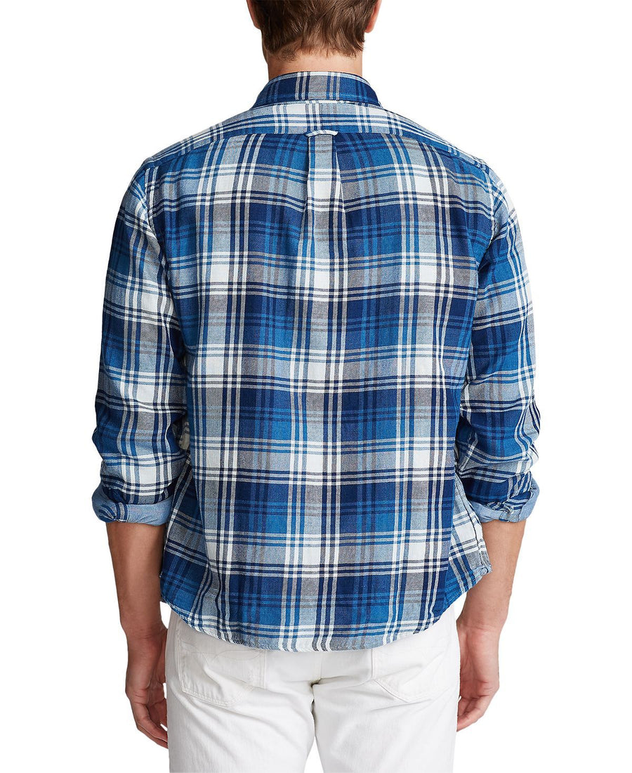 Polo Ralph Lauren Classic-fit Gingham Shirt Navy/White