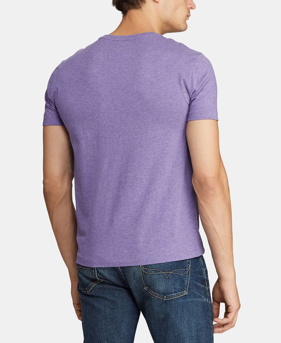 Polo Ralph Lauren Classic-fit V Neck T-shirt Heather Purple