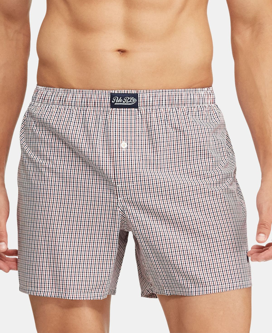 Polo Ralph Lauren Cotton Woven Boxers Dennis Plaid