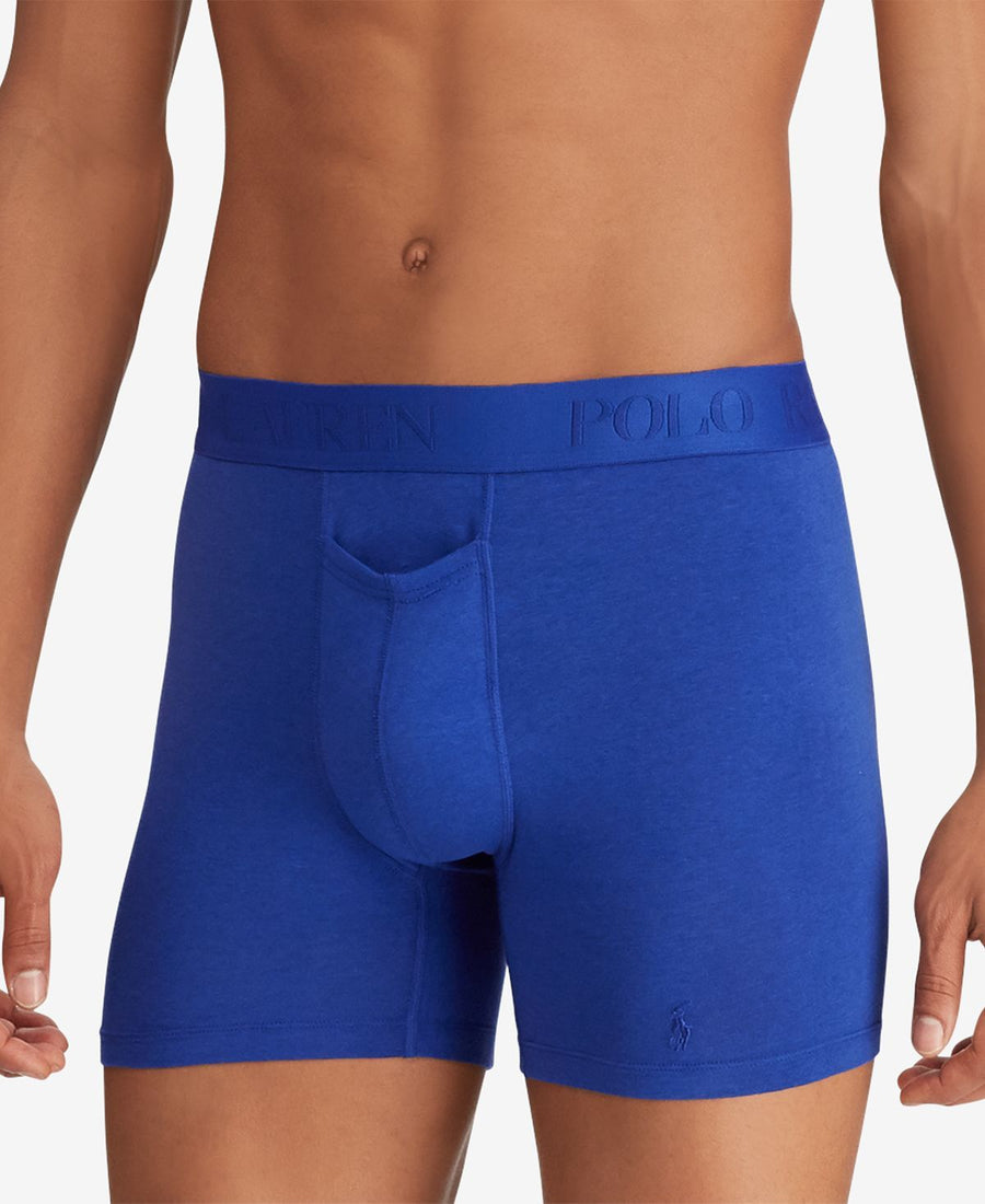 Polo Ralph Lauren Cotton/modal Blend Boxer Briefs 2-pk. White/Rugby Royal