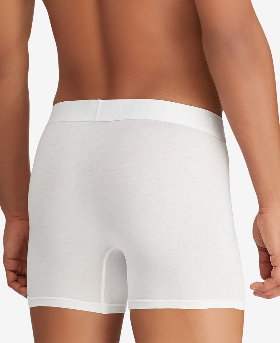 Polo Ralph Lauren Cotton/modal Blend Boxer Briefs 2-pk. White/Rugby Royal