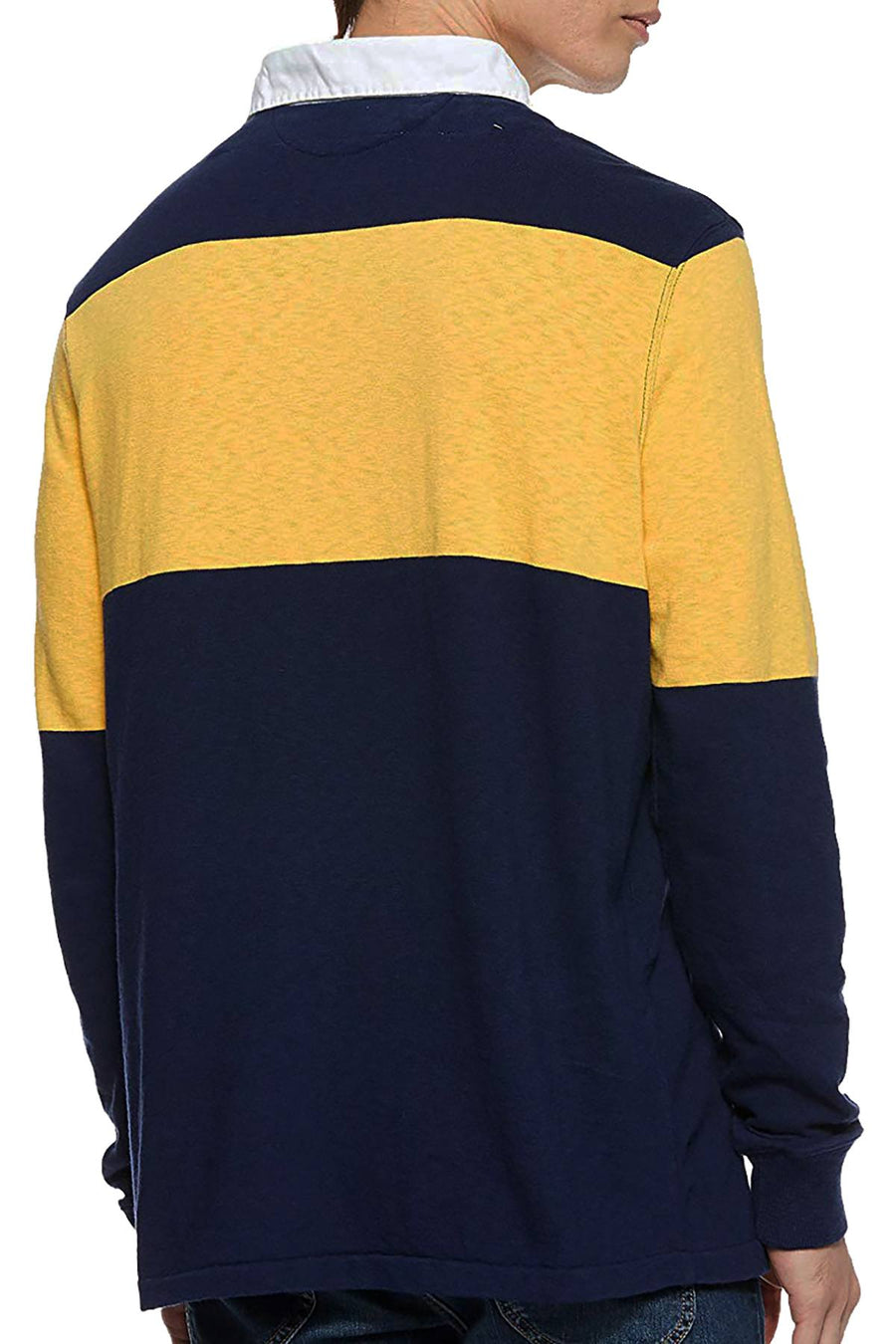 Polo Ralph Lauren Cruise Navy/Gold Bugle Big/Tall Jersey Rugby Shirt
