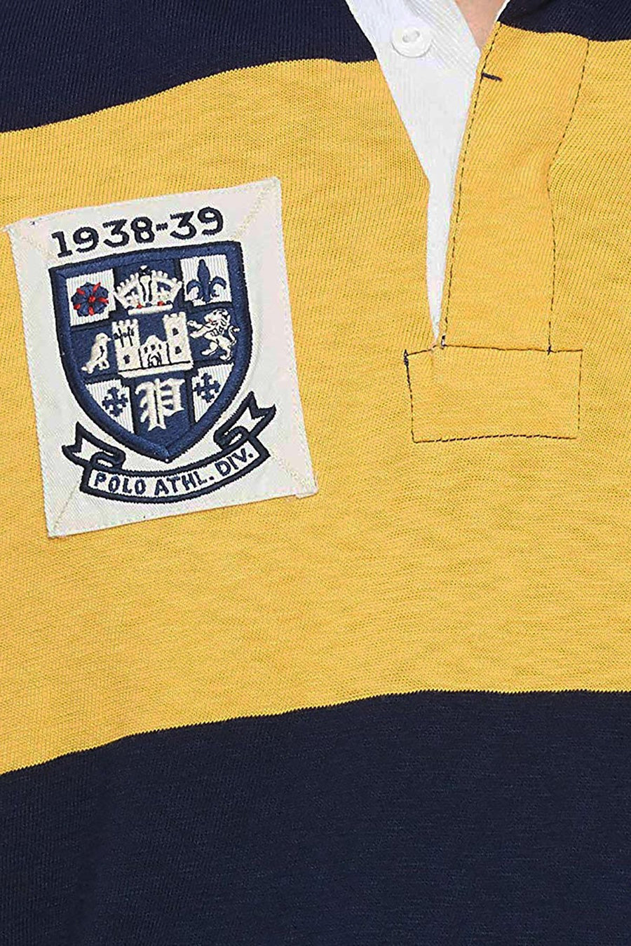 Polo Ralph Lauren Cruise Navy/Gold Bugle Big/Tall Jersey Rugby Shirt