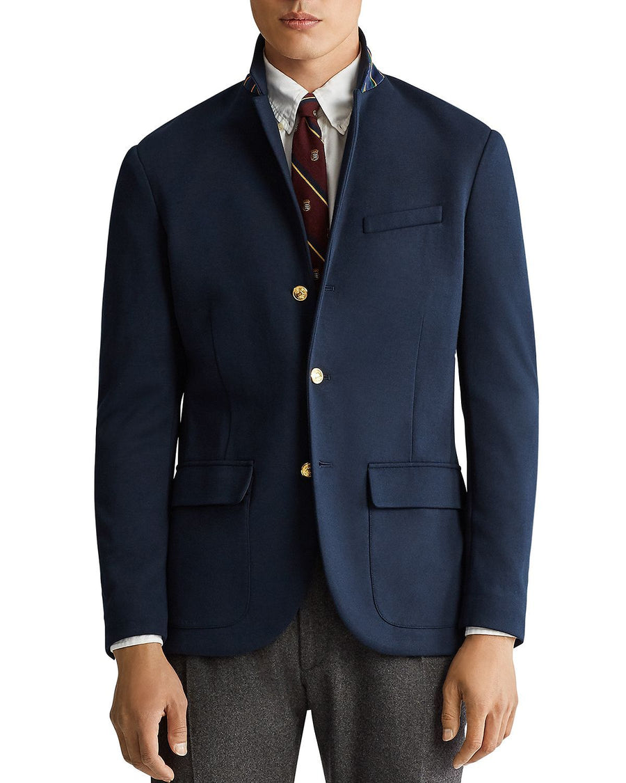 Polo Ralph Lauren Double-knit Ponte Blazer Aviator Navy