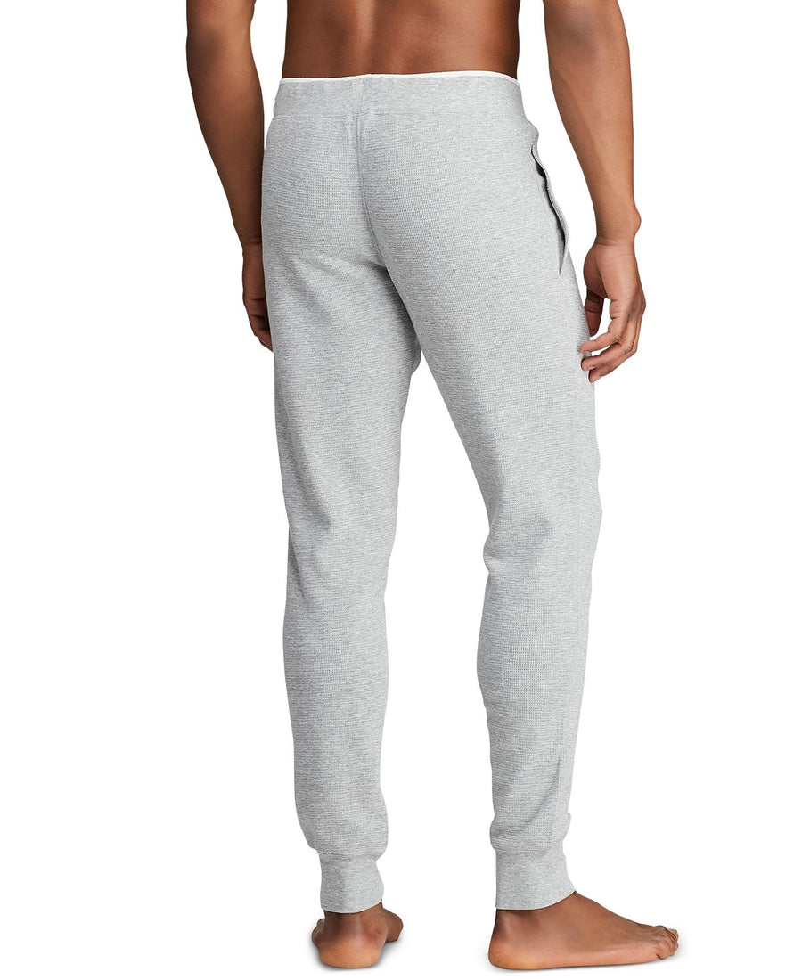 Polo Ralph Lauren Logo Script Pajama Joggers Andover Heather