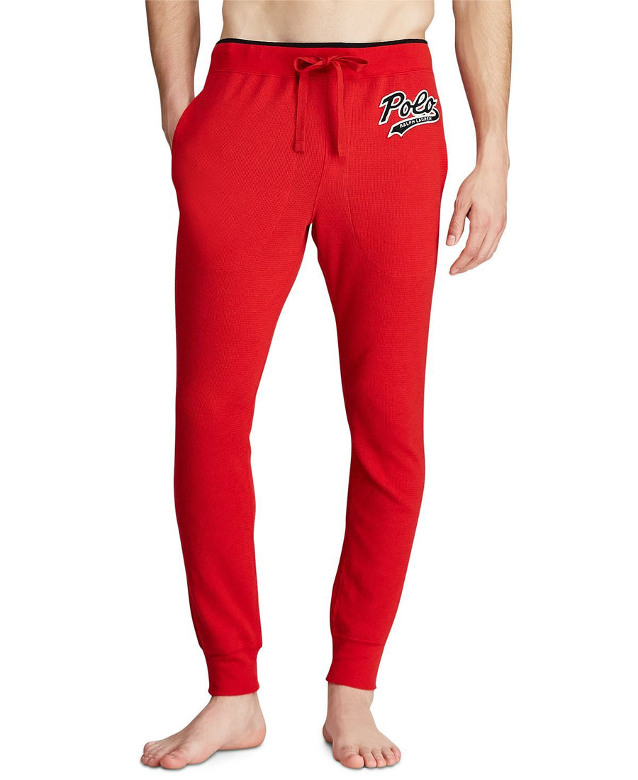 Polo Ralph Lauren Logo Script Pajama Joggers Rl2000 Red
