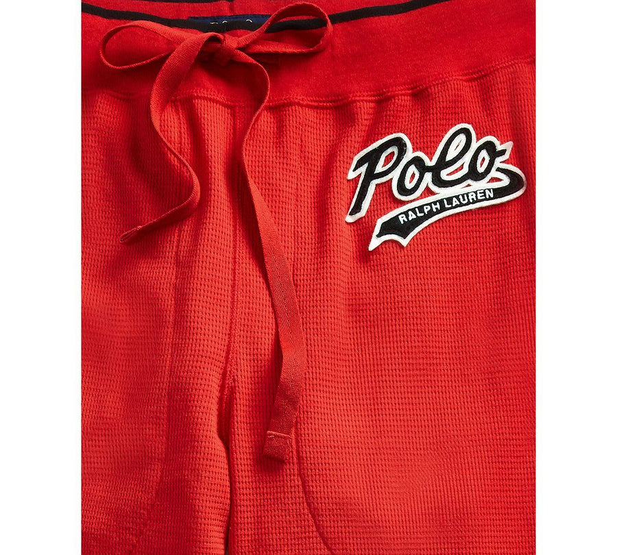 Polo Ralph Lauren Logo Script Pajama Joggers Rl2000 Red