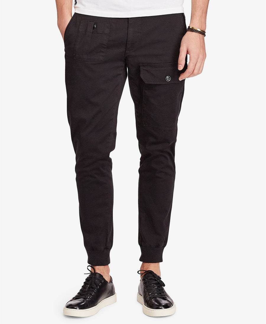 Polo Ralph Lauren Mens Straight Stretch Cargo Black