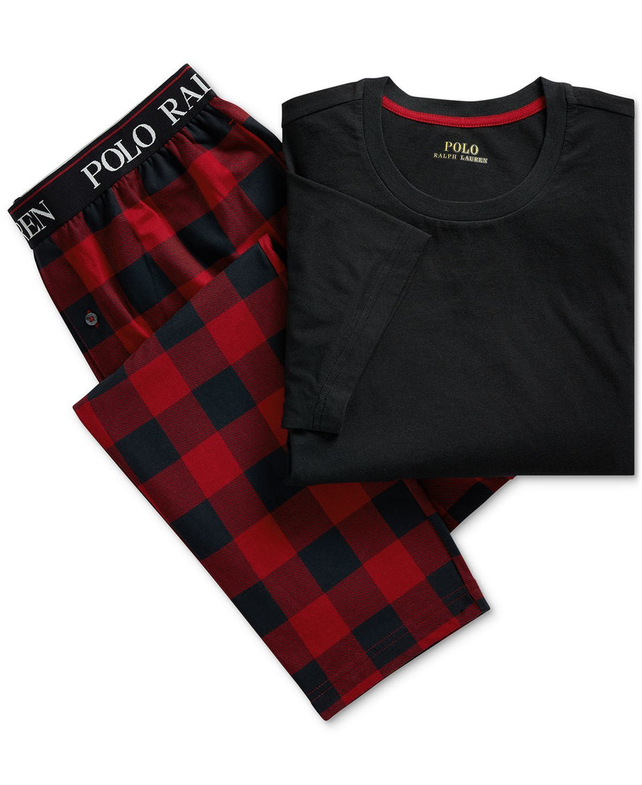 Polo Ralph Lauren Pajama Set Red Buffalo Plaid